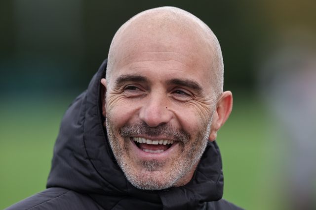 UEFA Champions League press conference and open training Matchday 2 of 8 Manchester City v Paris Saint-Germain