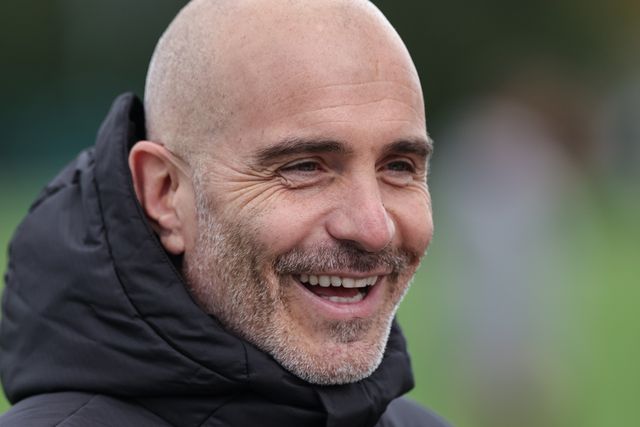 UEFA Champions League press conference and open training Matchday 2 of 8 Manchester City v Paris Saint-Germain
