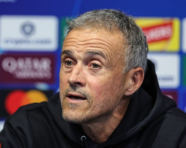 Luis Enrique manager of Paris Saint-Germain speaks during the UEFA Champions League press conference and open training Matchday 2 of 8 Manchester City vs Paris Saint-Germain at City Football Academy, Manchester, United Kingdom on 13 October 2026

(Photo by Mark Cosgrove/News Images)