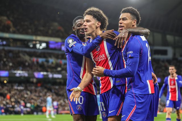 UEFA Champions League Matchday 2 of 8 Manchester City v Paris Saint-Germain