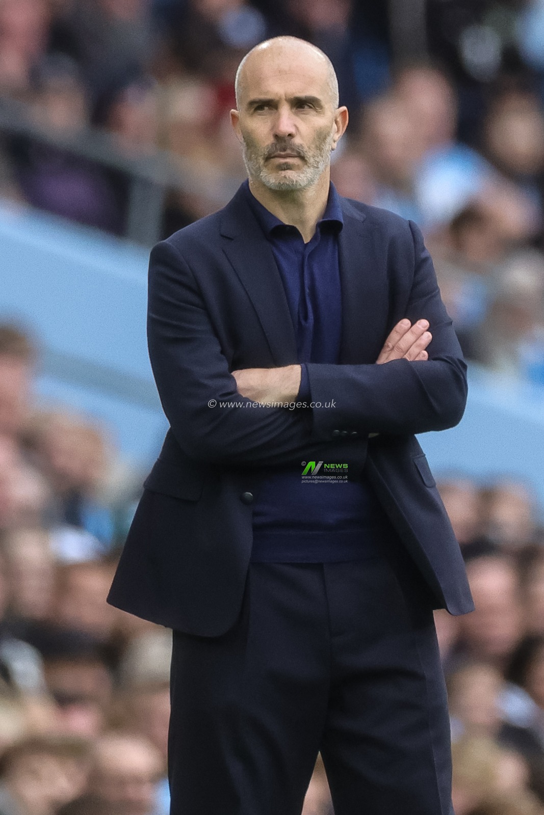 Enzo Maresca manager of Manchester City during the Premier League match Manchester City vs Ipswich Town at Etihad Stadium, Manchester, United Kingdom on 17 October 2026

(Photo by Mark Cosgrove/News Images)