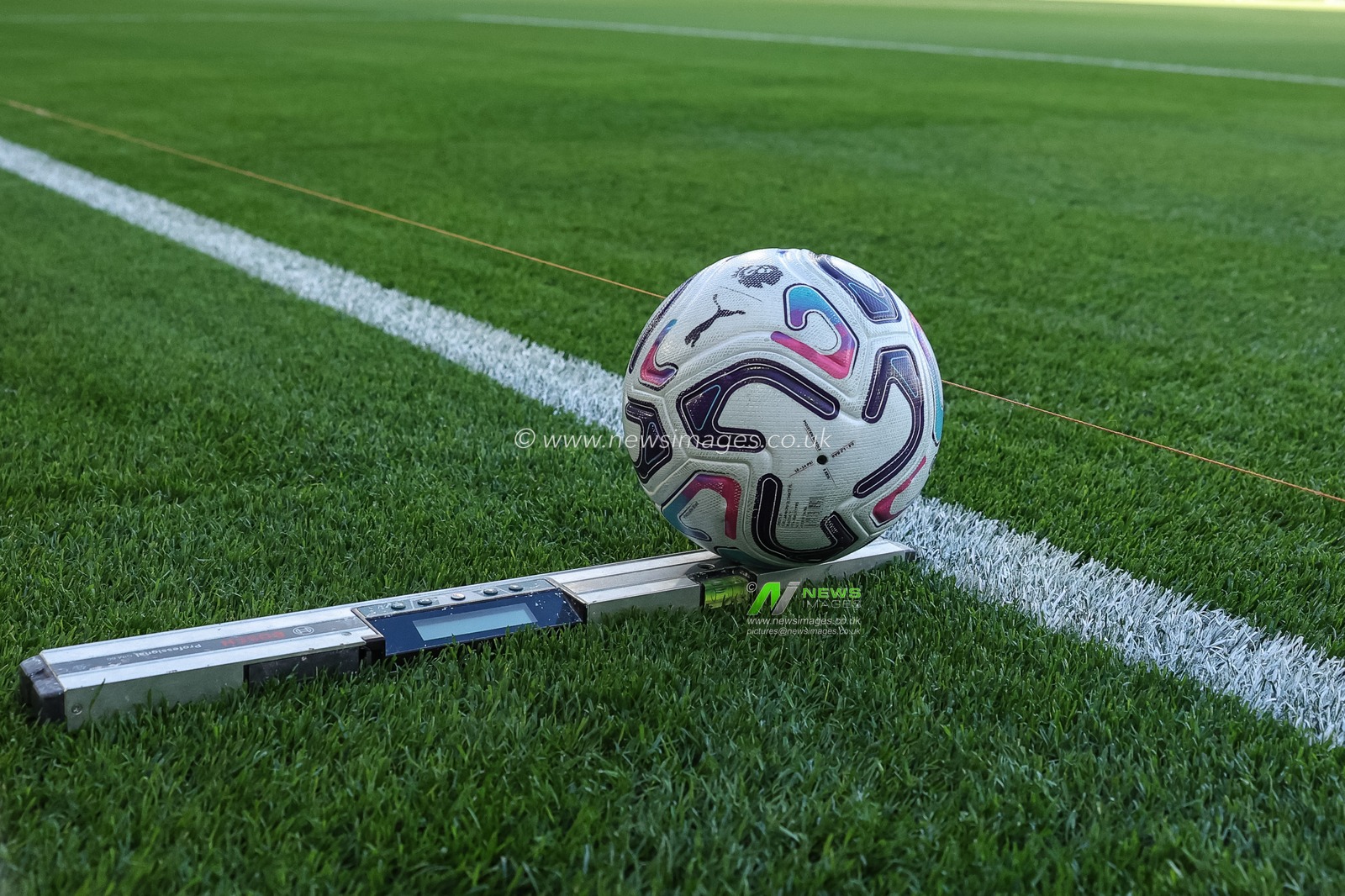 The goal line technology is calibrated during the Premier League match Leeds United vs Manchester United at Elland Road, Leeds, United Kingdom on 18 October 2026

(Photo by Mark Cosgrove/News Images)