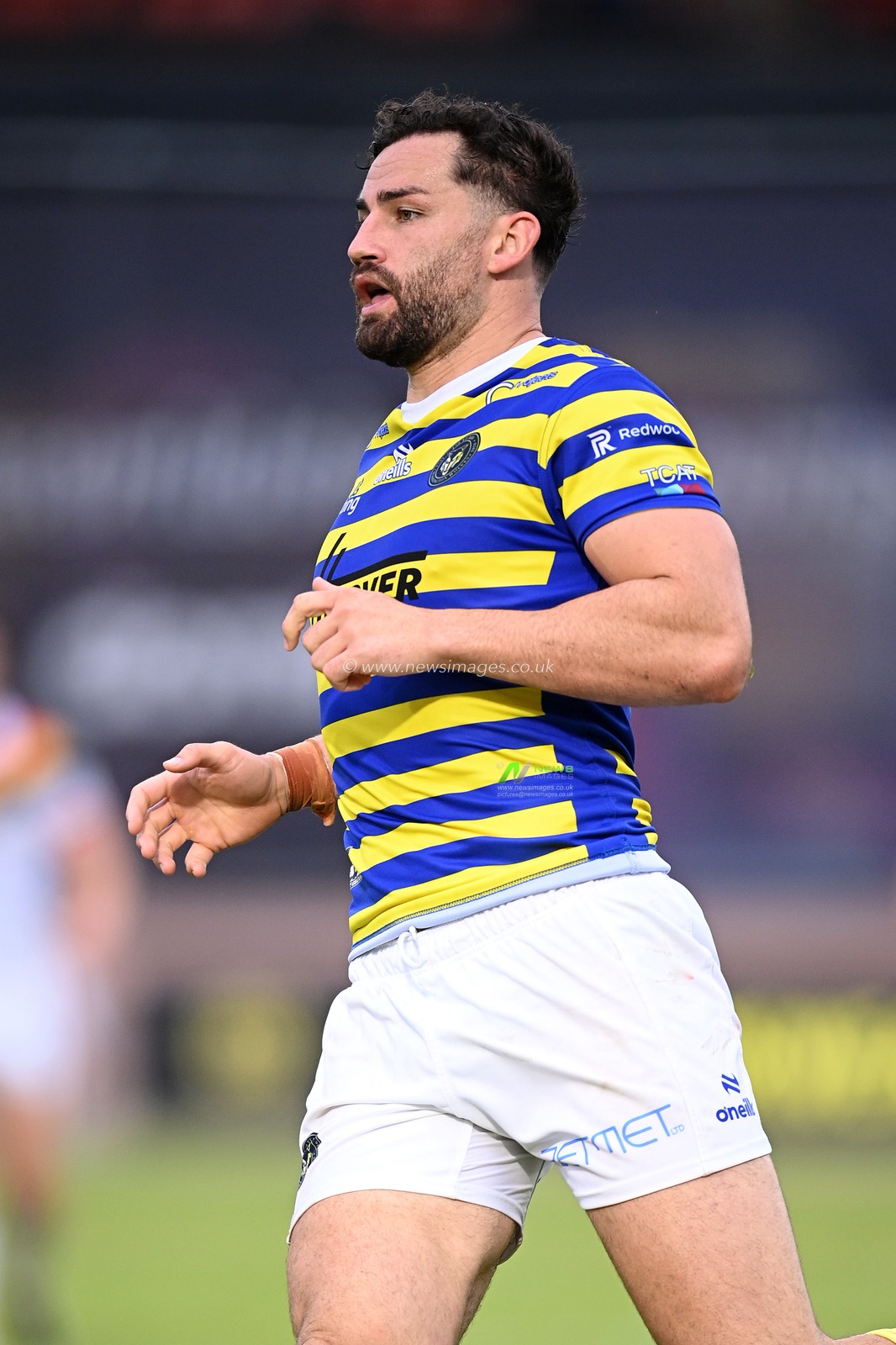 Toby King of Warrington Wolves during the Betfred Super League round 22 match Bradford Bulls vs Warrington Wolves at Odsal Stadium, Bradford, United Kingdom on 08 August 2026

(Photo by Ben Roberts/News Images)