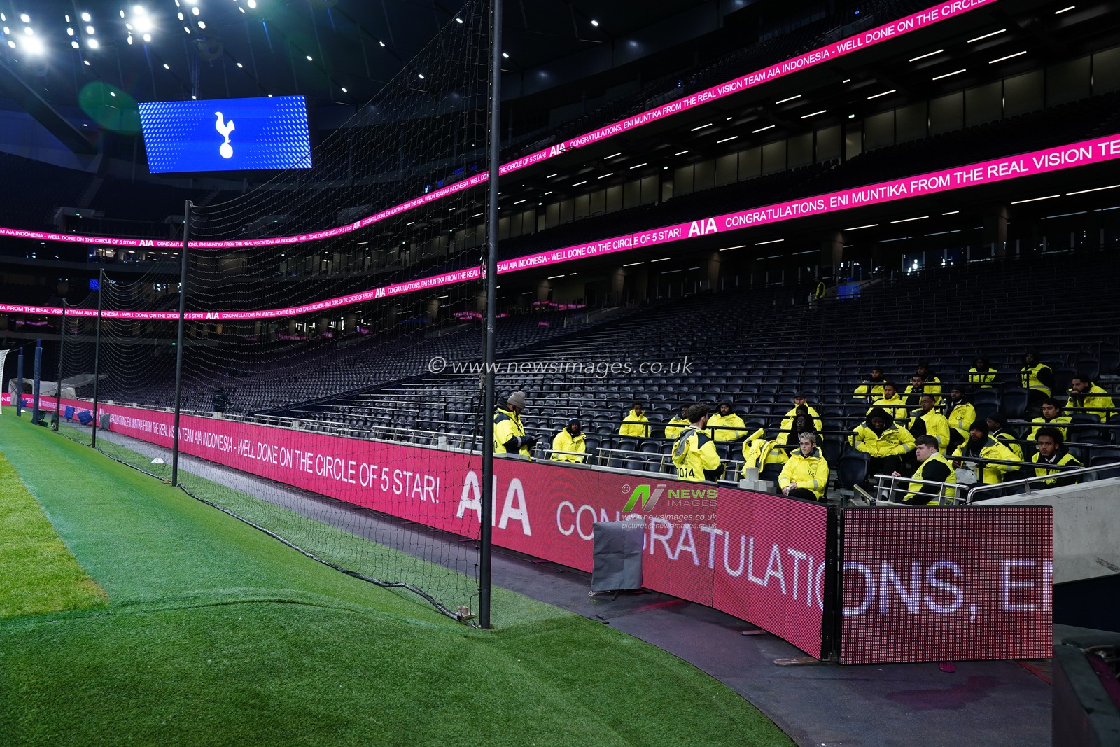 View of the stewards ahead of the Premier League match Tottenham Hotspur vs Fulham at Tottenham Hotspur Stadium, London, United Kingdom, 29th November 2025

(Photo by Harvey Murphy/News Images)

*** GER AUT SUI OUT ***