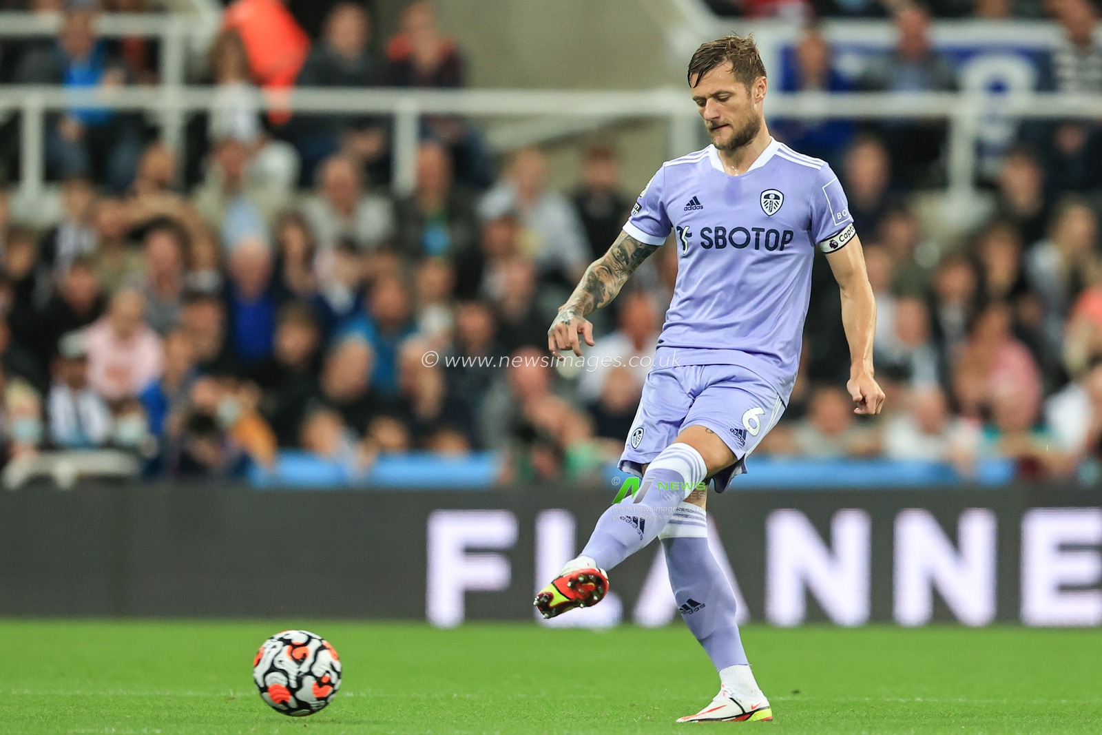 Liam Cooper #6 of Leeds United during the game