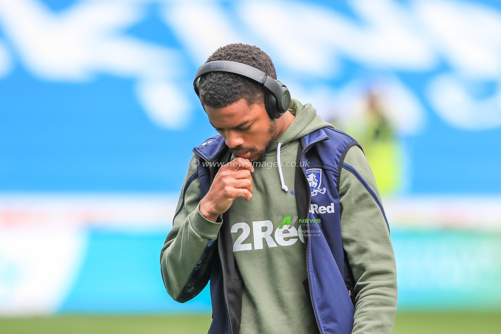 Chuba Akpom #29 of Middlesbrough arrives during the Sky Bet Championship match Huddersfield Town vs Middlesbrough at John Smith's Stadium, Huddersfield, United Kingdom, 1st April 2023

(Photo by Alfie Cosgrove/News Images)