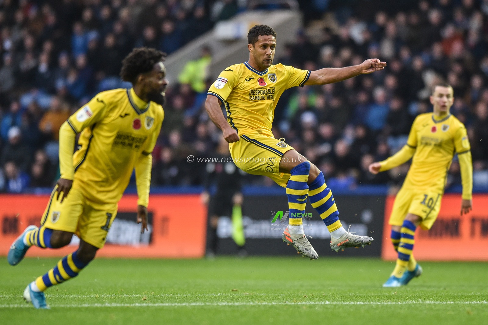 9th November 2019, Hillsborough, Sheffield, England; Sky Bet Championship, Sheffield Wednesday v Swansea City : Wayne Routledge (15) of Swansea City

Credit: Dean Williams/News Images