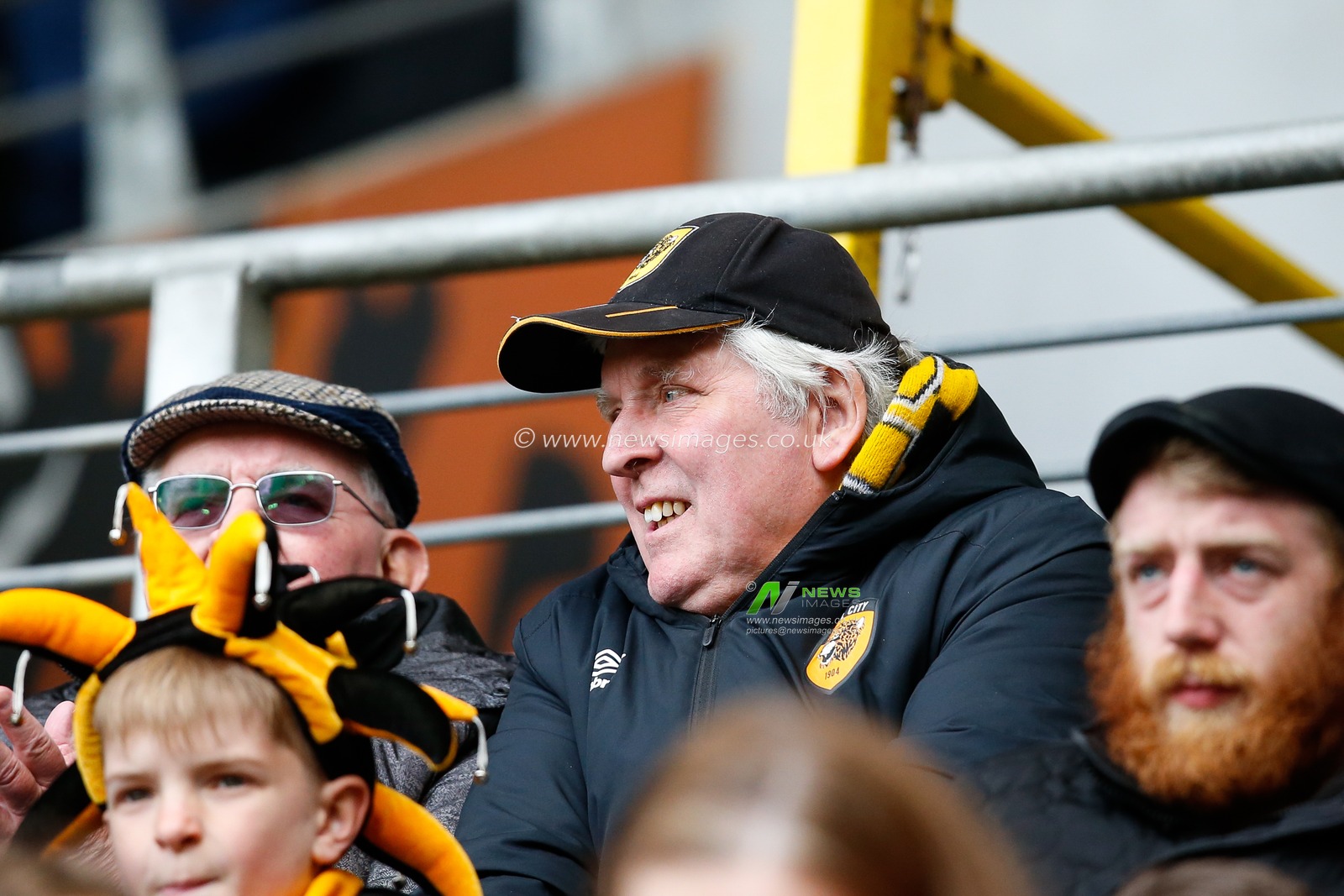 A fan of Hull City during the Sky Bet Championship match Hull City vs Millwall at MKM Stadium, Hull, United Kingdom, 10th April 2023

(Photo by Ben Early/News Images)