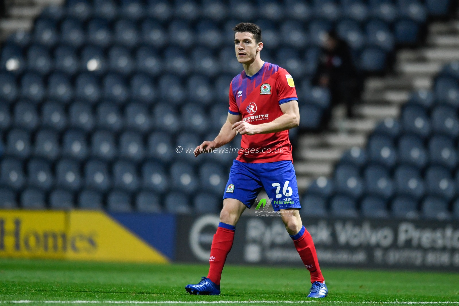 Darragh Lenihan #26 of Blackburn Rovers in action during the game