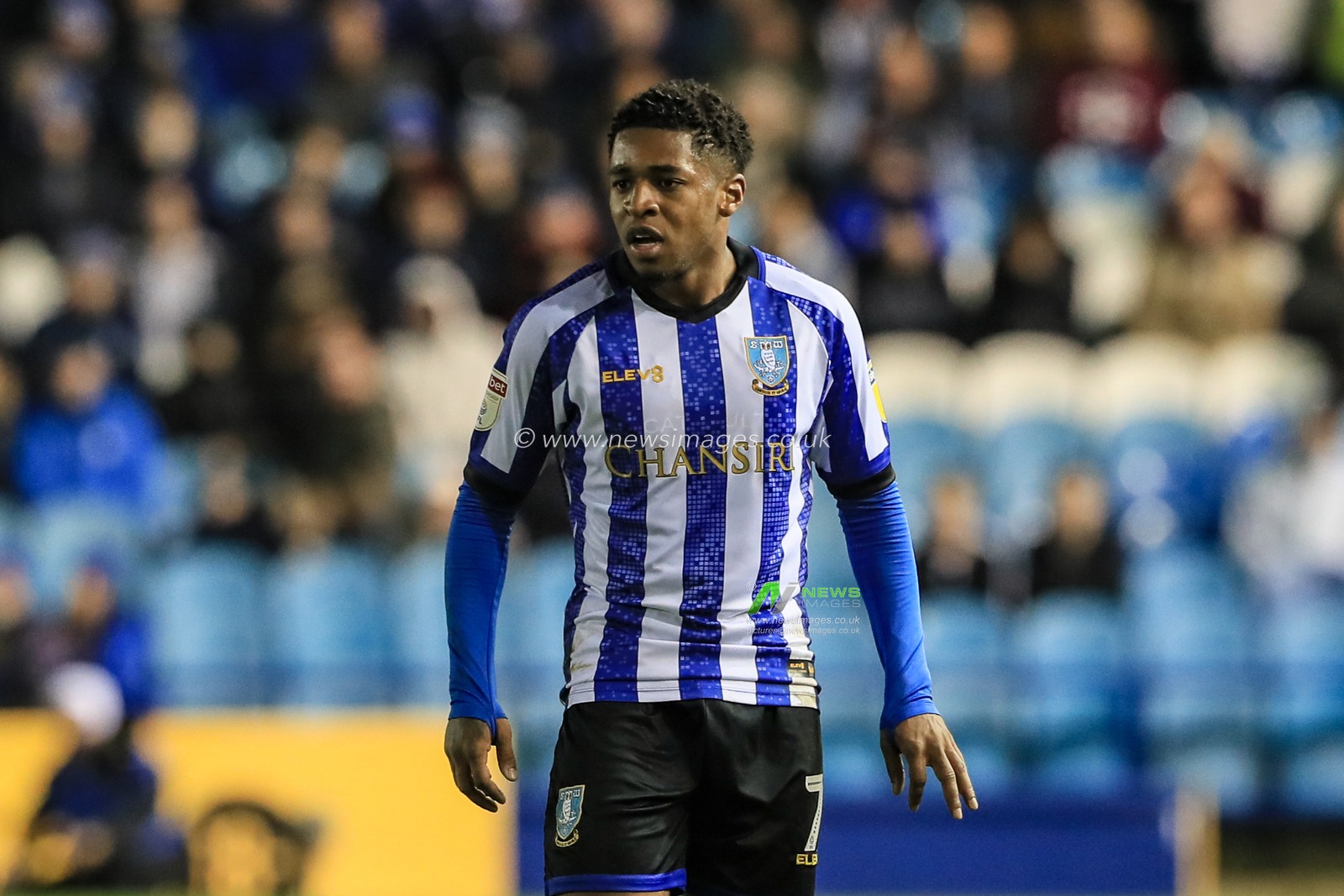 7th December 2019, Hillsborough, Sheffield, England; Sky Bet Championship, Sheffield Wednesday v Brentford : Kadeem Harris (7) of Sheffield Wednesday during the game

Credit: Mark Cosgrove/News Images