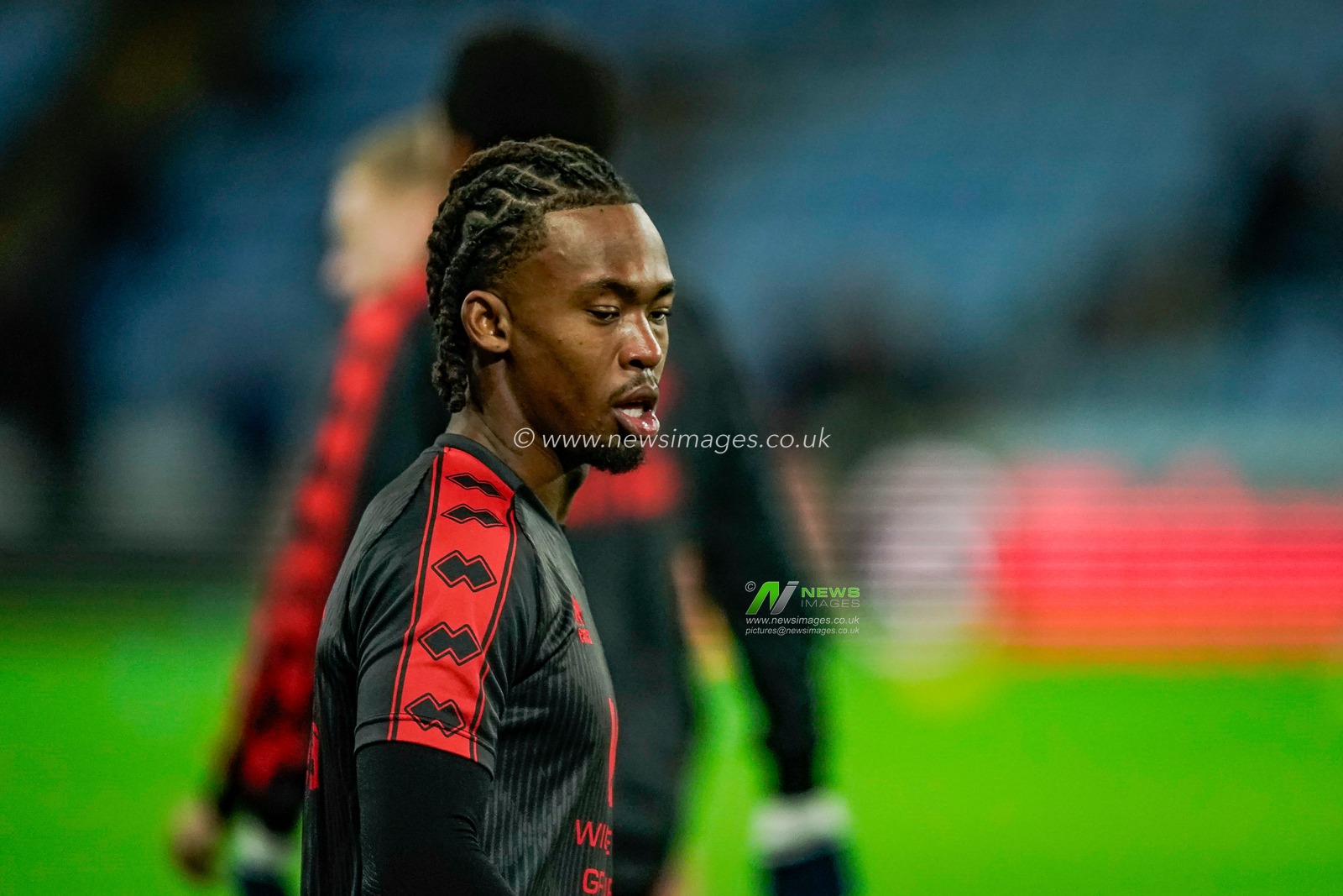 Derek Mazou-Sacko of Millwall in the pregame warmup session  during the Sky Bet Championship match Coventry City vs Millwall at Coventry Building Society Arena, Coventry, United Kingdom, 20th January 2026

(Photo by Maynard Manyowa/News Images)