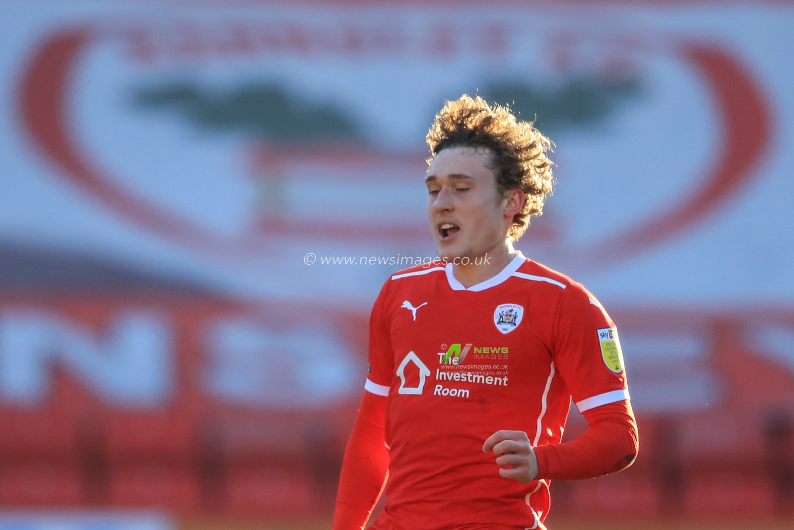 Callum Styles #4 of Barnsley during the game