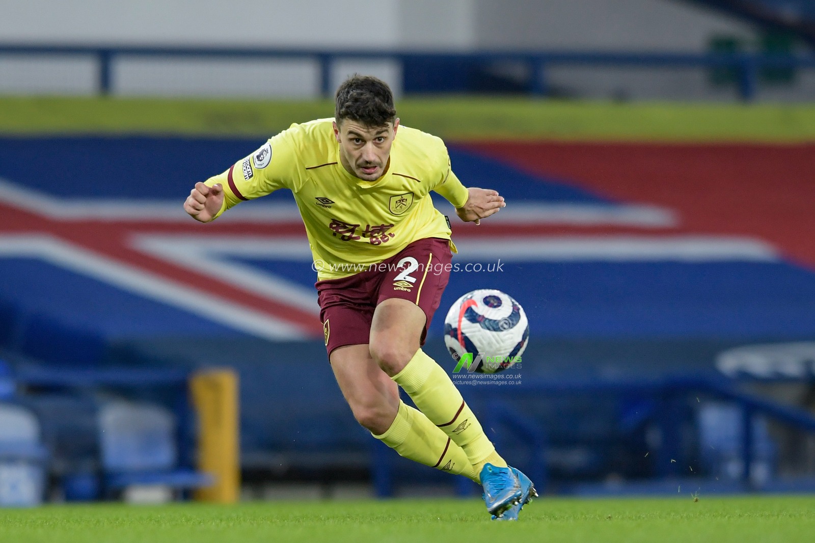 Matthew Lowton #2 of Burnley in action during the game