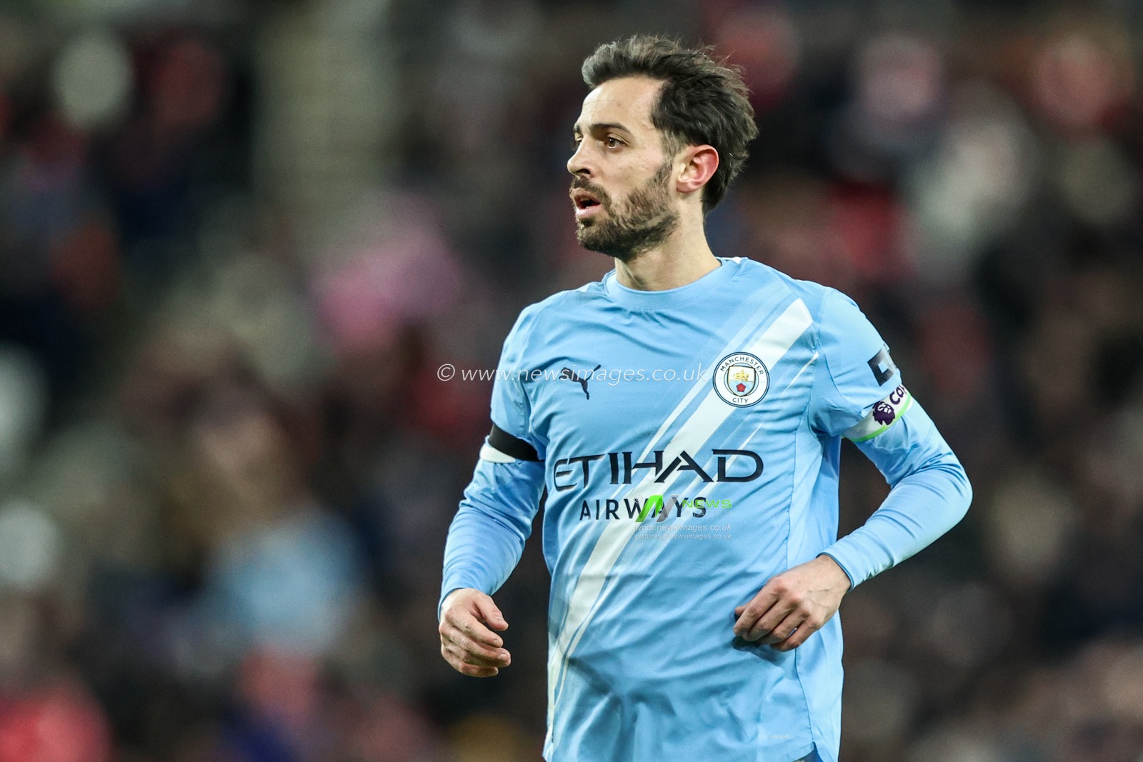Bernardo Silva of Manchester City during the Premier League match Sunderland vs Manchester City at Stadium Of Light, Sunderland, United Kingdom, 1st January 2026

(Photo by Alfie Cosgrove/News Images)

*** GER AUT SUI OUT ***