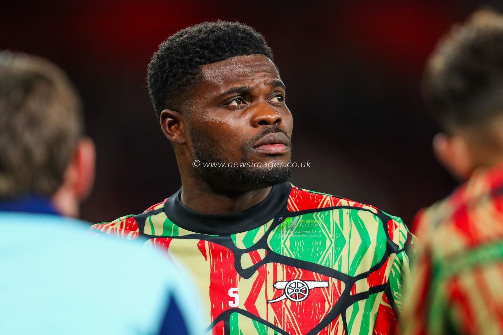 Thomas of Arsenal warms up prior to the UEFA Champions League, League Stage Arsenal vs FC Shakhtar Donetsk at Emirates Stadium, London, United Kingdom, 22nd October 2024

(Photo by Izzy Poles/News Images)