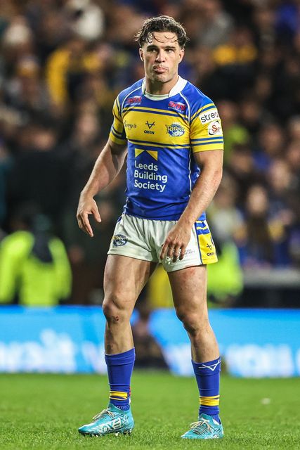 Brodie Croft of Leeds Rhinos during the Betfred Super League round 26 match Leeds Rhinos vs Catalans Dragons at Headingley Stadium, Leeds, United Kingdom, 11th September 2025

(Photo by Alfie Cosgrove/News Images)
