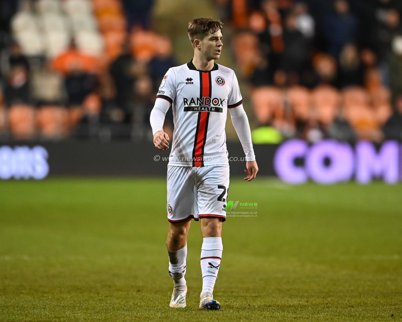 James McAtee #28 of Sheffield United during the Sky Bet Championship match Blackpool vs Sheffield United at Bloomfield Road, Blackpool, United Kingdom, 29th December 2022

(Photo by Craig Thomas/News Images)