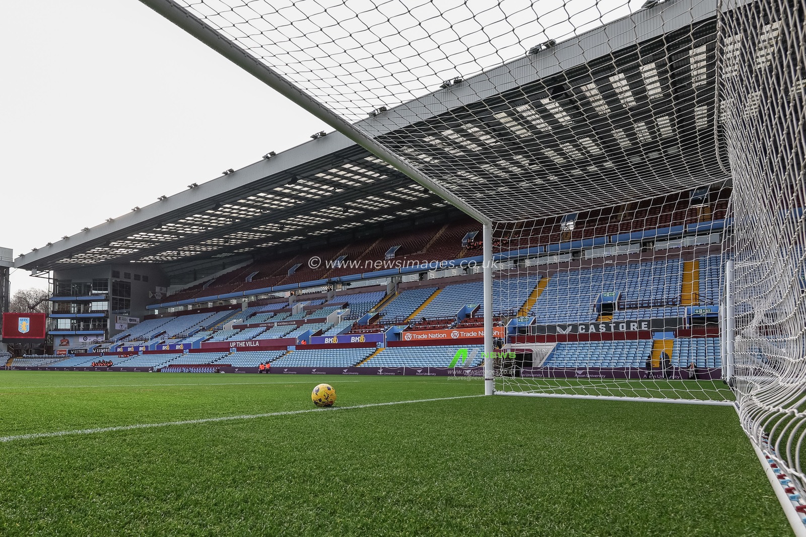 A general view of  Villa Park from the goalmouth during the Premier League match Aston Villa vs Burnley at Villa Park, Birmingham, United Kingdom, 30th December 2023

(Photo by Mark Cosgrove/News Images)