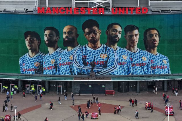 An aerial view of Old Trafford during the Premier League match Manchester United vs Liverpool at Old Trafford, Manchester, United Kingdom on 03 May 2026

(Photo by Mark Cosgrove/News Images)
