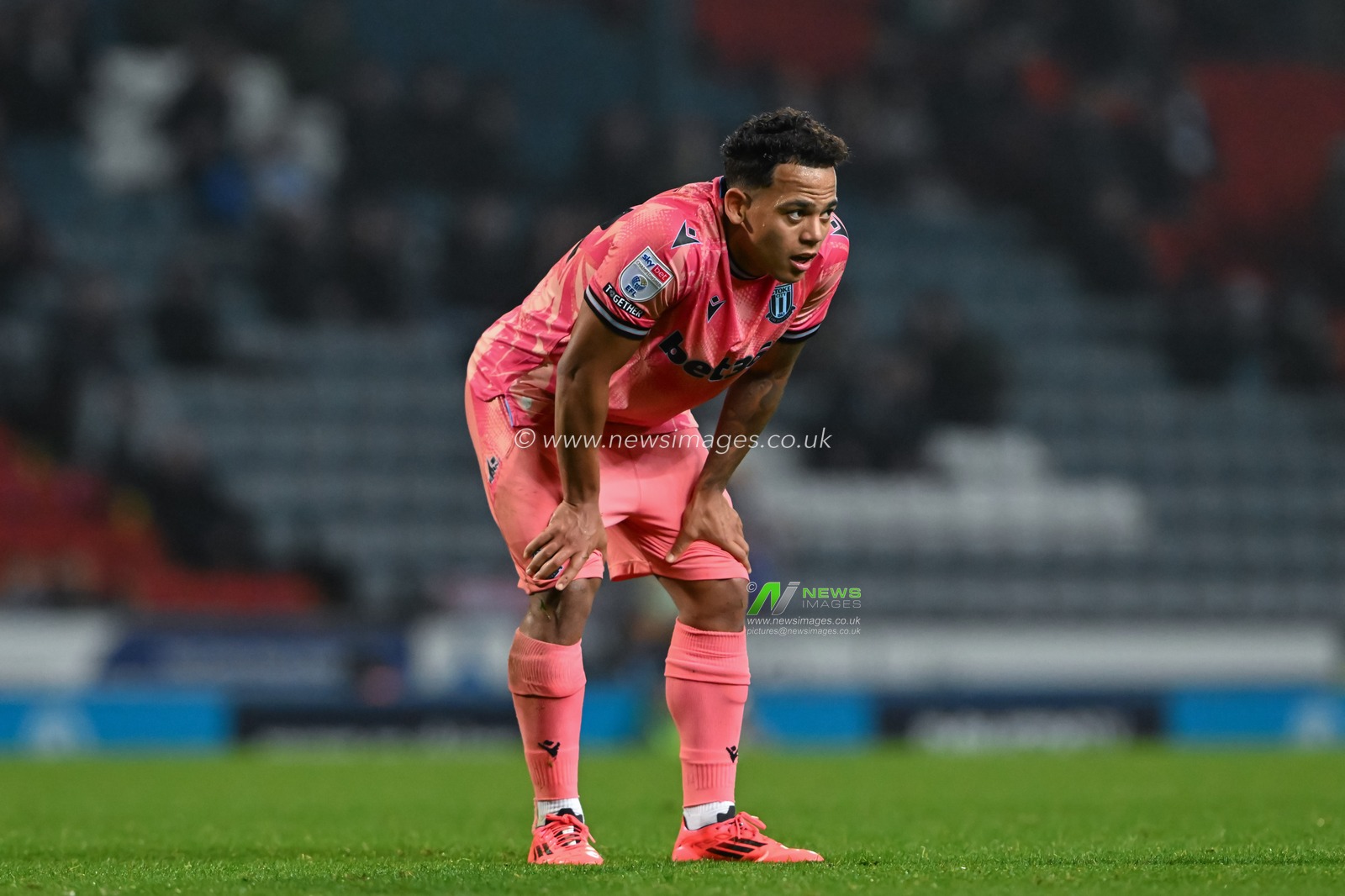 Million Manhoef of Stoke City during the Sky Bet Championship match Blackburn Rovers vs Stoke City at Ewood Park, Blackburn, United Kingdom, 6th November 2024

(Photo by Cody Froggatt/News Images)