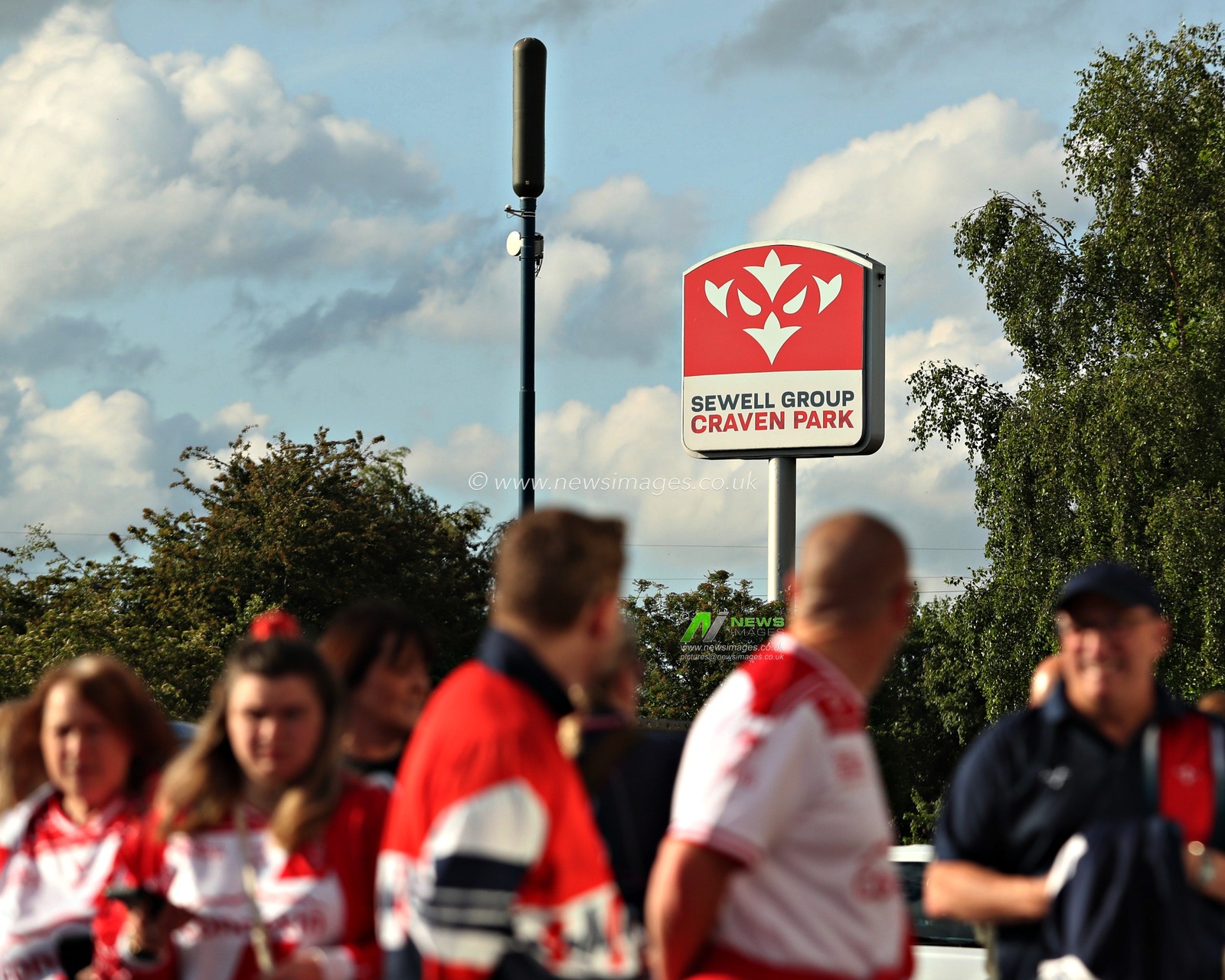 Signage at Sewell Group Craven Park before the Betfred Super League Round 13 match Hull KR vs St Helens at Sewell Group Craven Park, Kingston upon Hull, United Kingdom, 30th May 2025

(Photo by Sam Eaden/News Images)