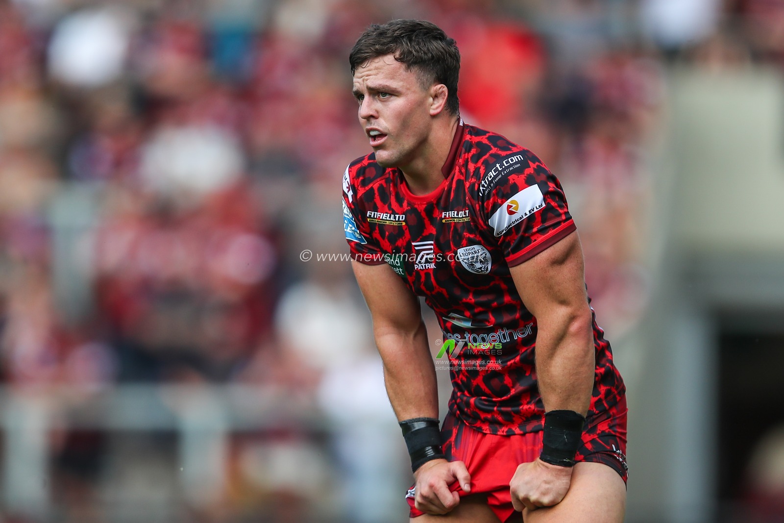 Kai Oâ€™Donnell of Leigh Leopards during the Betfred Super League Round 21 match Leigh Leopards vs Hull FC at Leigh Sports Village, Leigh, United Kingdom, 11th August 2024

(Photo by Gareth Evans/News Images)