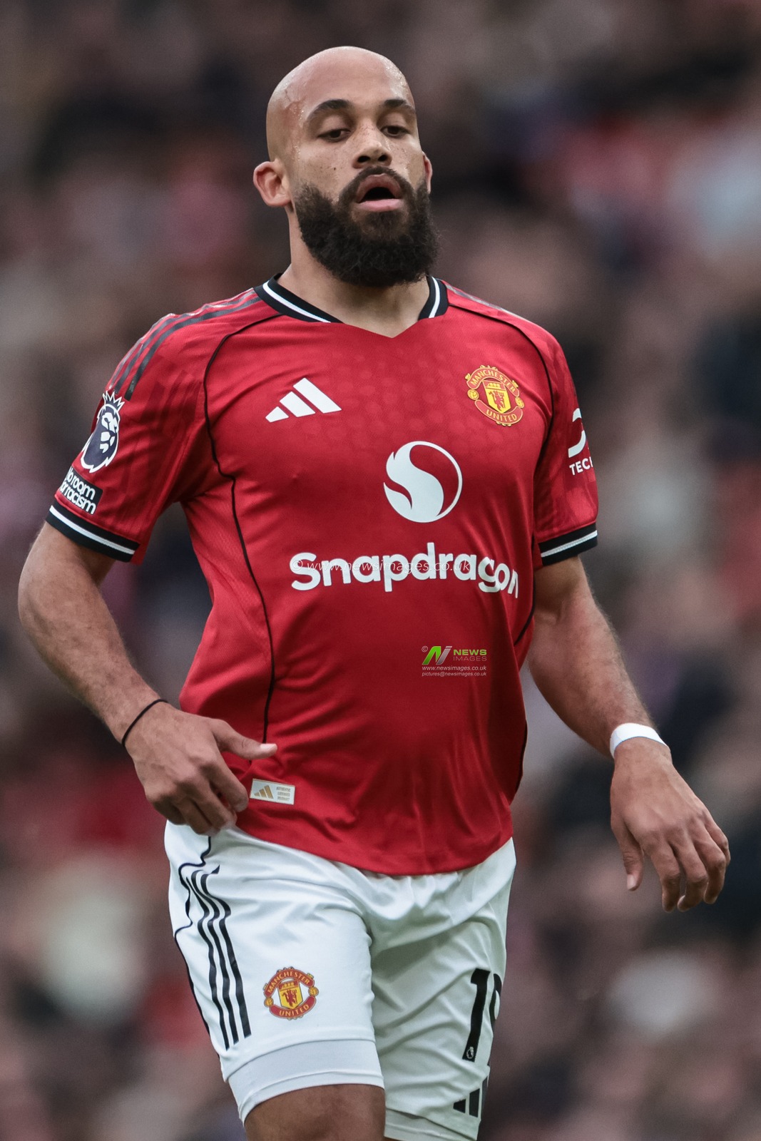 Bryan Mbeumo of Manchester United during the Premier League match Manchester United vs Manchester City at Old Trafford, Manchester, United Kingdom, 17th January 2026

(Photo by Mark Cosgrove/News Images)