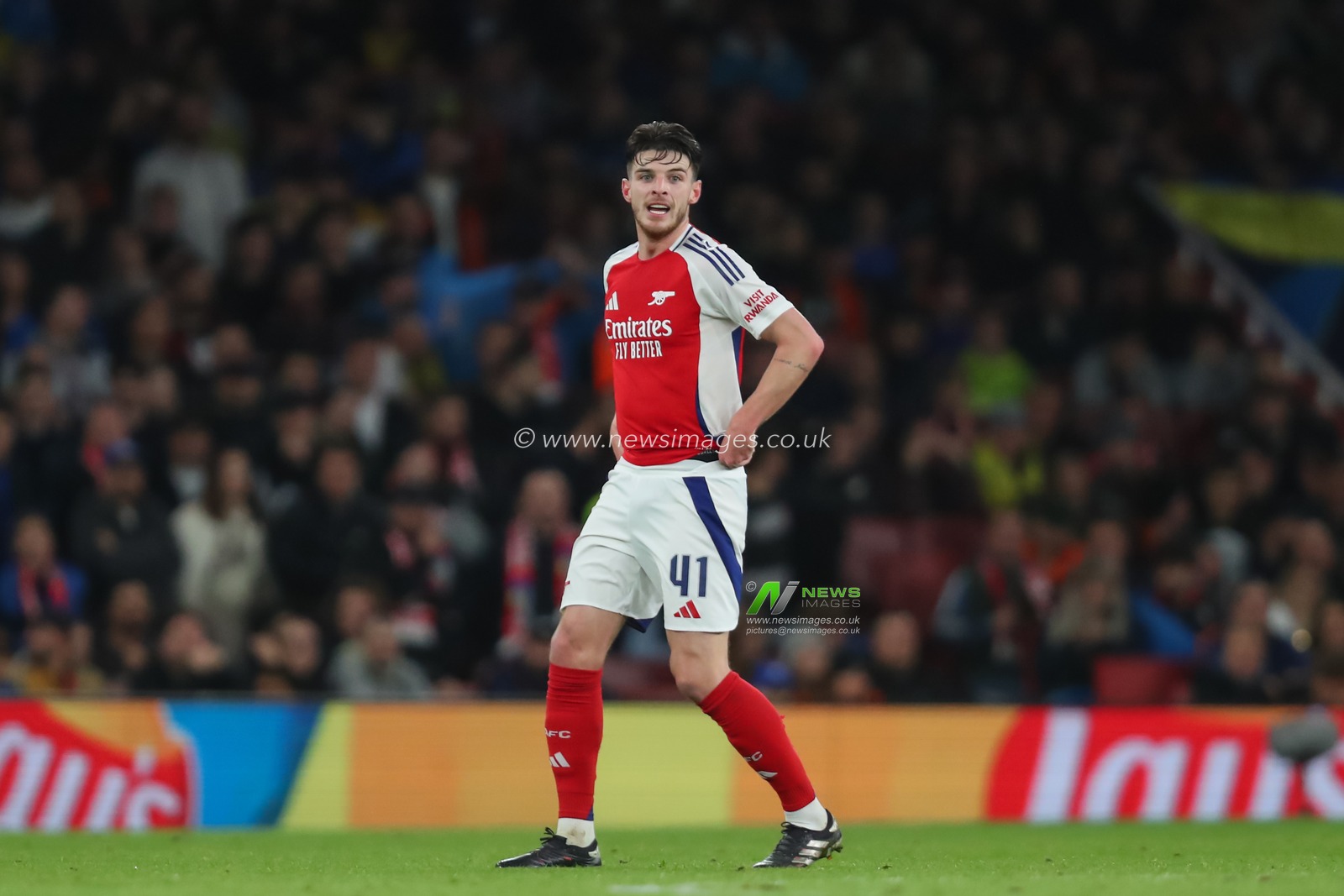 Declan Rice of Arsenal during the UEFA Champions League, League Stage Arsenal vs FC Shakhtar Donetsk at Emirates Stadium, London, United Kingdom, 22nd October 2024

(Photo by Izzy Poles/News Images)