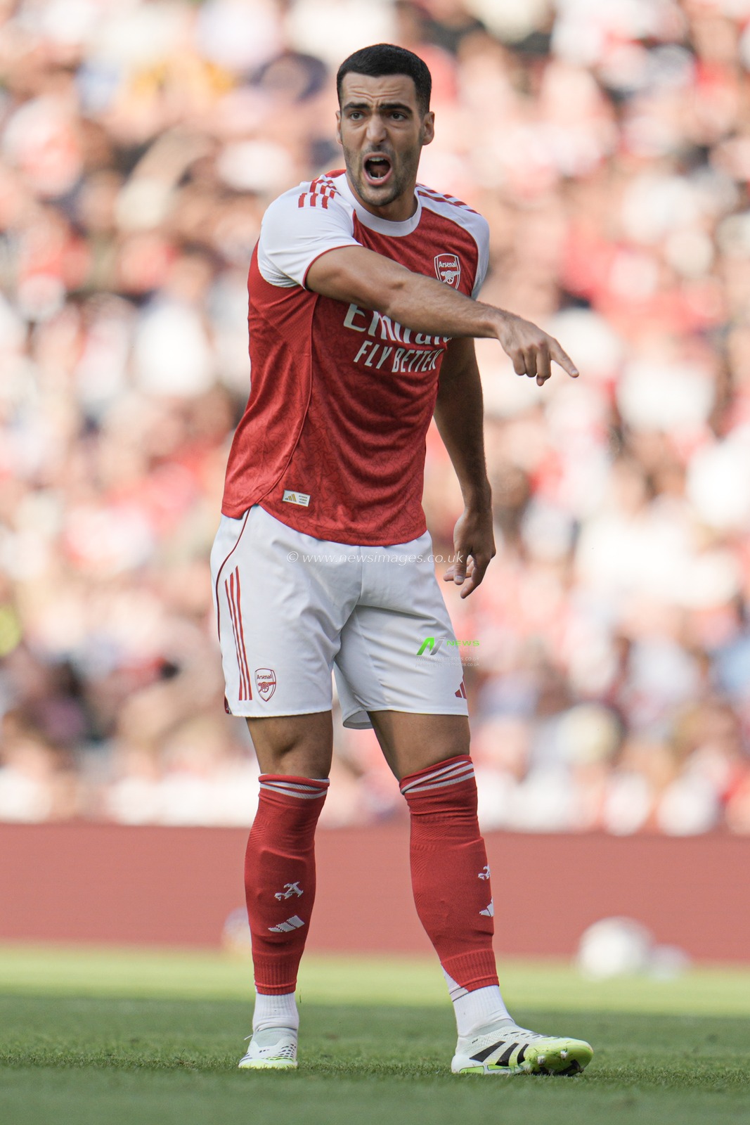 Mikel Merino of Arsenal during the Pre-season friendly match Arsenal vs Villarreal at Emirates Stadium, London, United Kingdom, 6th August 2025

(Photo by Harvey Murphy/News Images)