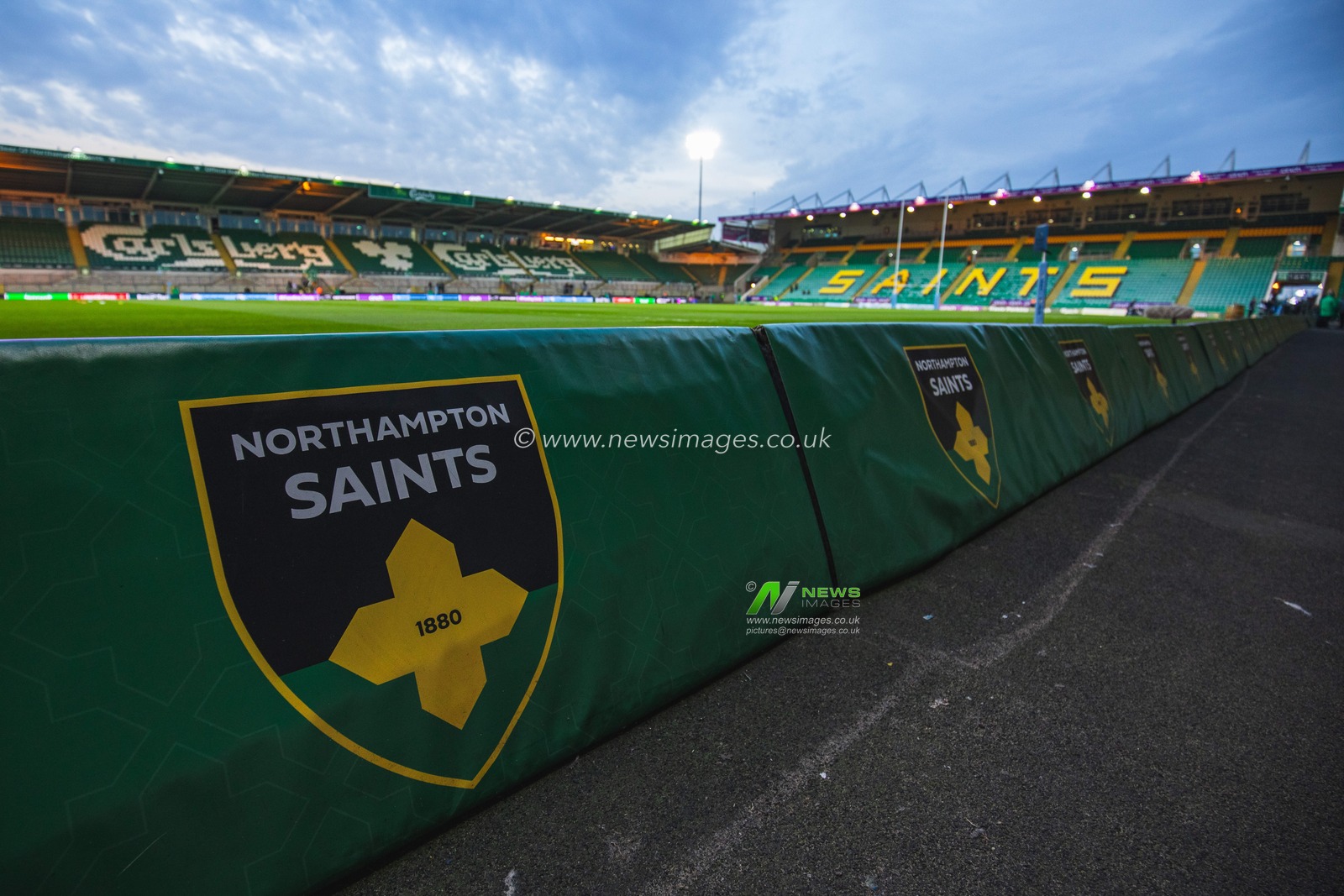 Franklins Gardens Stadium before the Gallagher Premiership match Northampton Saints vs Leicester Tigers at Cinch Stadium at Franklin's Gardens, Northampton, United Kingdom, 21st March 2025

(Photo by Craig Evans/News Images)