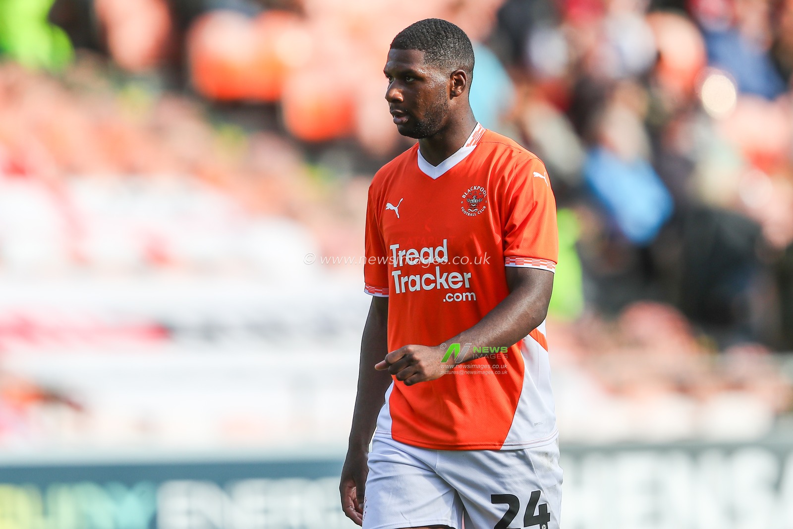 Odeluga Offiah of Blackpool during the Sky Bet League 1 match Blackpool vs Exeter City at Bloomfield Road, Blackpool, United Kingdom, 14th September 2024

(Photo by Gareth Evans/News Images)