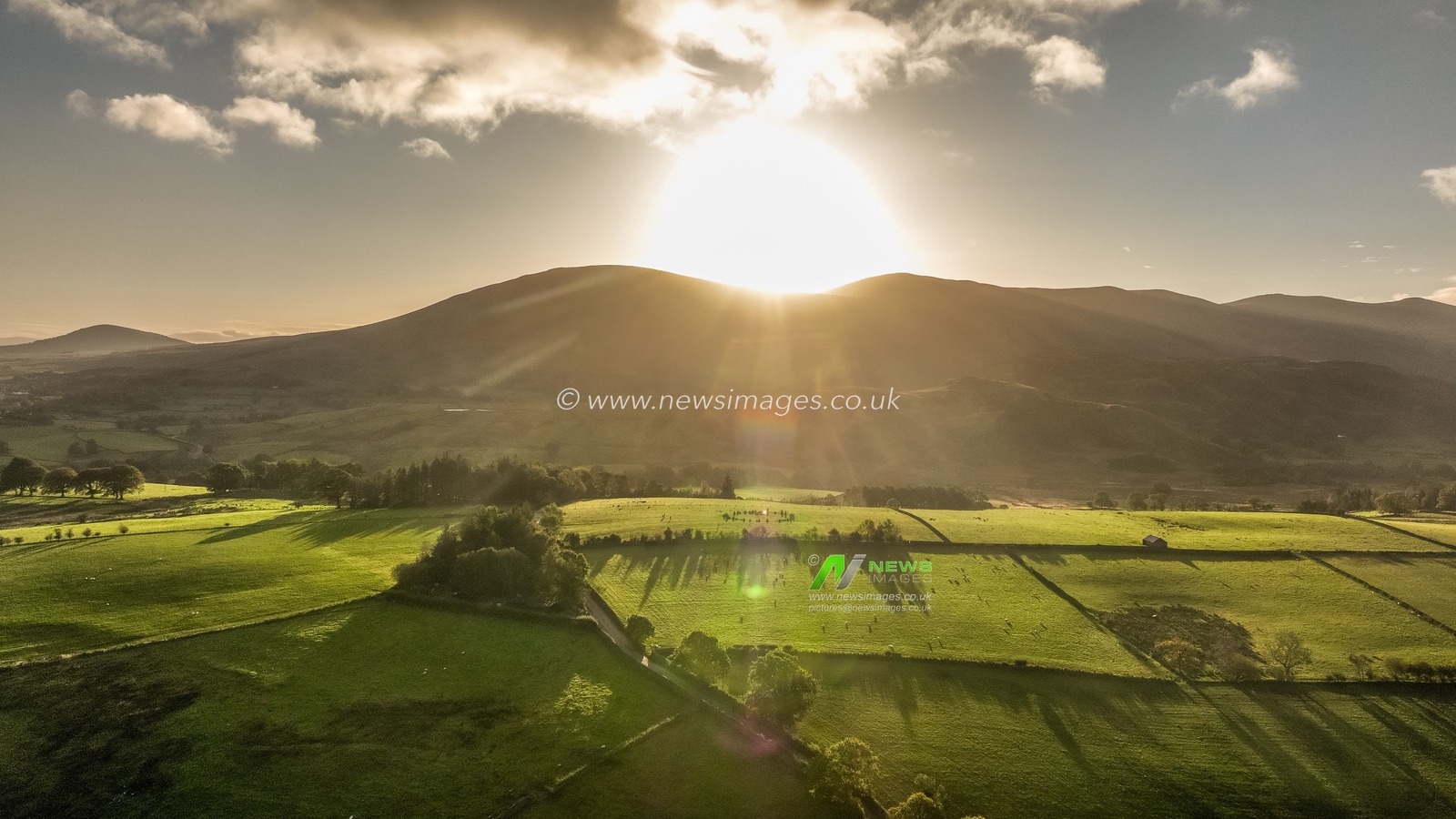 The sun rises on a cold autumn morning at Castlerigg Stone Circle, Keswick, Lake District, Cumbria, United Kingdom, 10th October 2024

(Photo by Mark Cosgrove/News Images)

