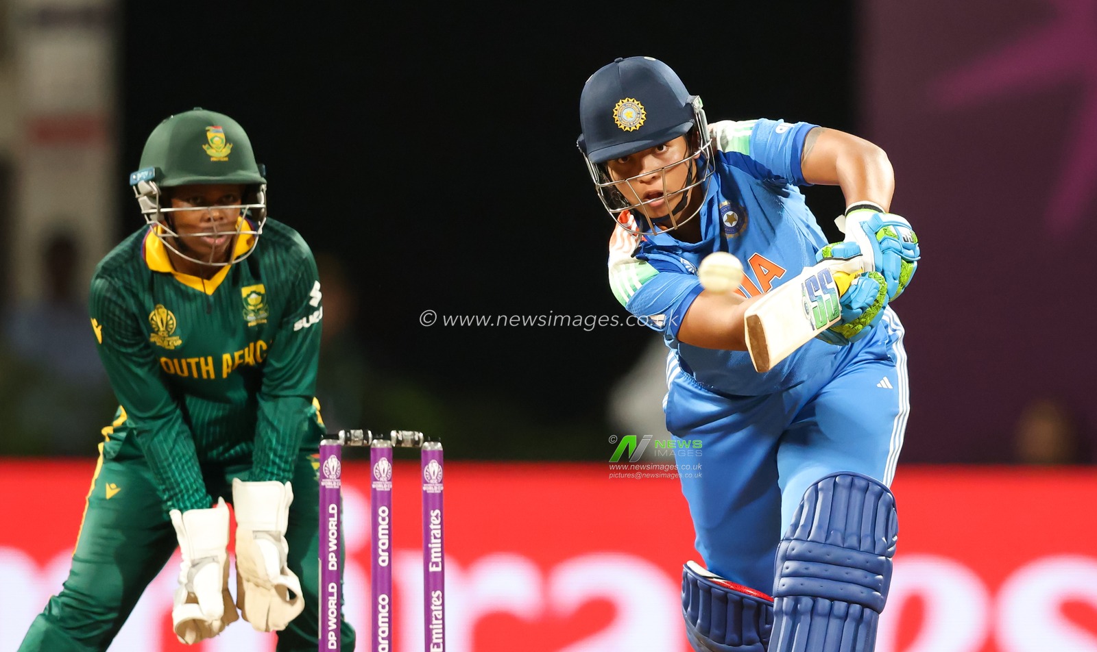 Richa Ghosh of India during the ICC Women's ODI Cricket World Cup Final 2025 session India Women vs South Africa Women at Dr. D.Y. Patil Sports Academy, Navi Mumbai, India, 2nd November 2025

(Photo by Shubhajit Roy Karmakar/News Images)