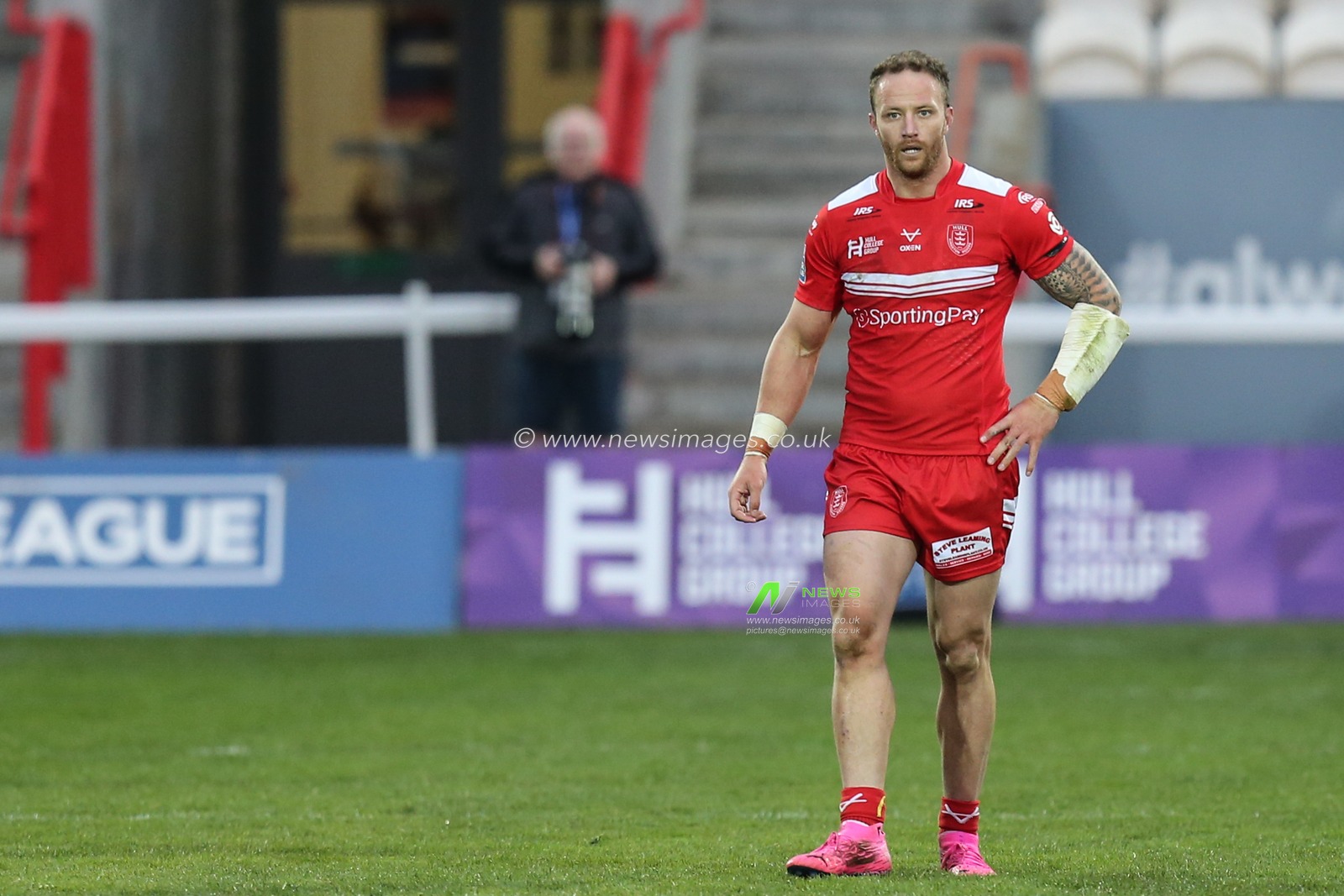 Korbin Sims (10) of Hull KR during the game
