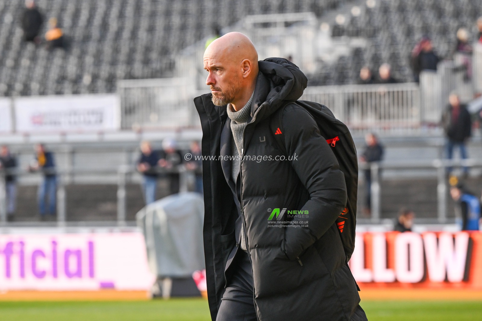 Erik ten Hag Manager of Manchester United arrives ahead of the Emirates FA Cup Fourth Round match Newport County vs Manchester United at Rodney Parade, Newport, United Kingdom, 28th January 2024

(Photo by Craig Thomas/News Images)