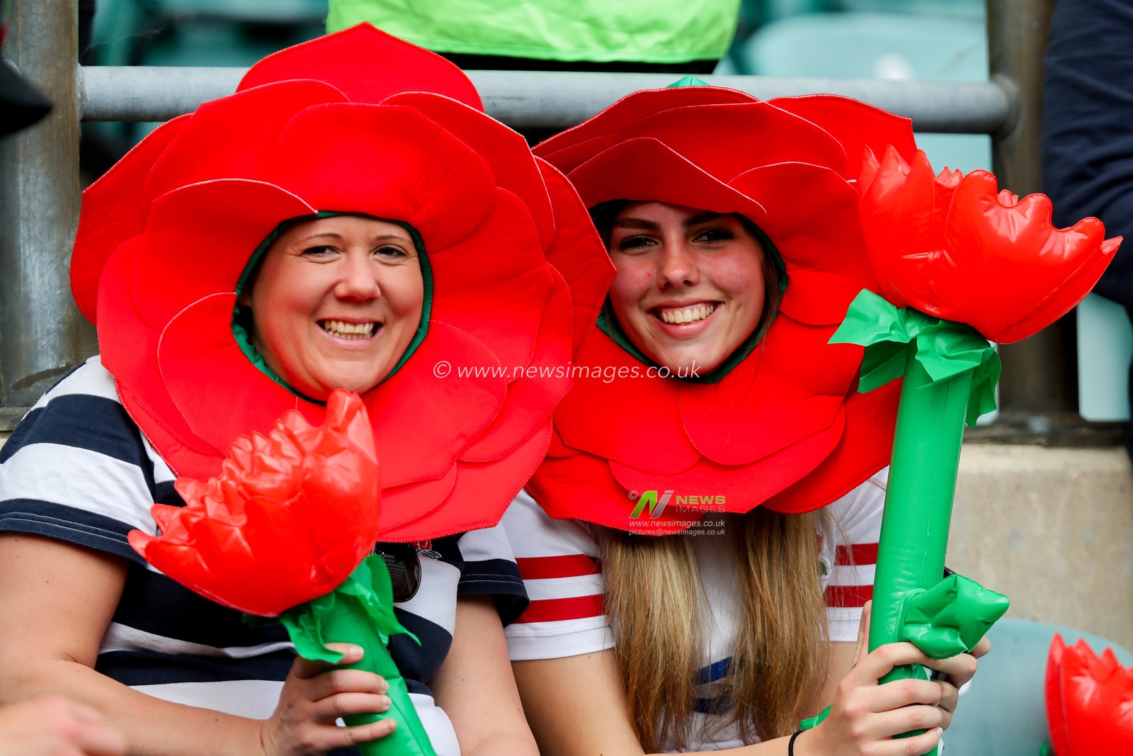 Fans enjoy the pre-match atmosphere prior to the 2025 Guinness Womenâ€™s Six Nations match England vs France at Allianz Stadium, Twickenham, United Kingdom, 26th April 2025

(Photo by Izzy Poles/News Images)