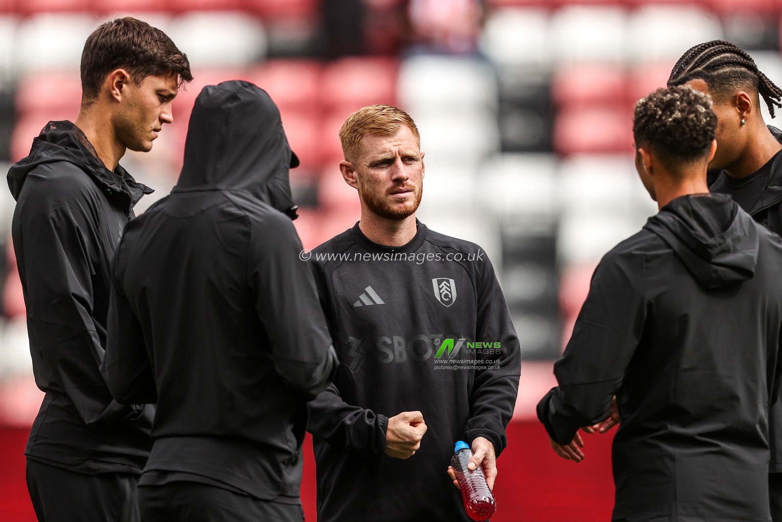 Harrison Reed of Fulham arrives during the Premier League match Sunderland vs Fulham at Stadium Of Light, Sunderland, United Kingdom on 30 August 2026

(Photo by Alfie Cosgrove/News Images)