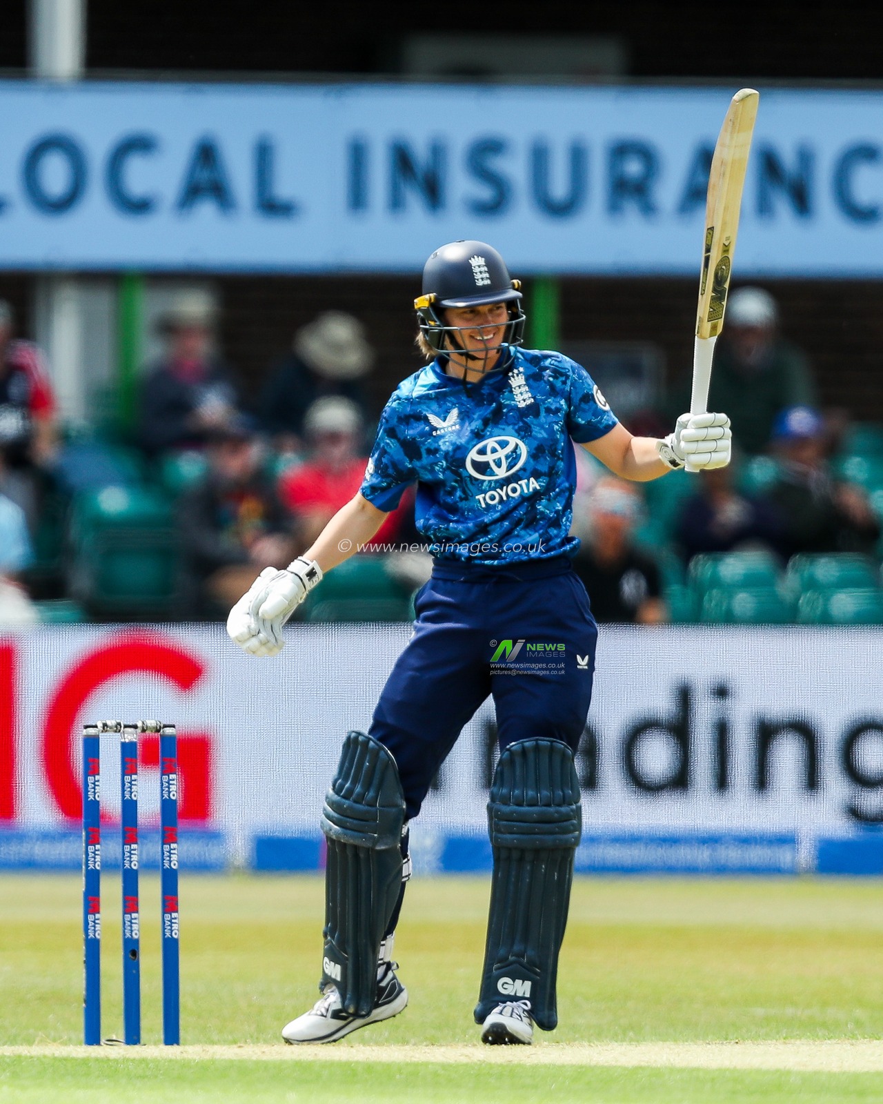 Amy Jones of England Women reacts during the 2nd Metro Bank ODI Day International England Women v West Indies Women at Uptonsteel County Ground, Leicester, United Kingdom, 4th June 2025

(Photo by Izzy Poles/News Images)