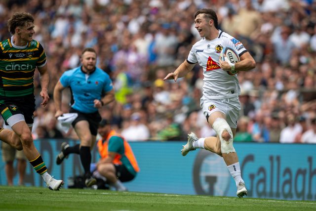 Campbell Ridl of Exeter Chiefs during the Gallagher PREM Final match Northampton Saints vs Exeter Chiefs at Allianz Stadium, Twickenham, United Kingdom on 20 June 2026.

(Photo by Alex Williamson/News Images)