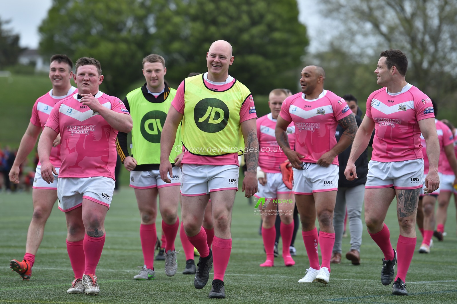 North Wales Crusaders leave the field happy following their win