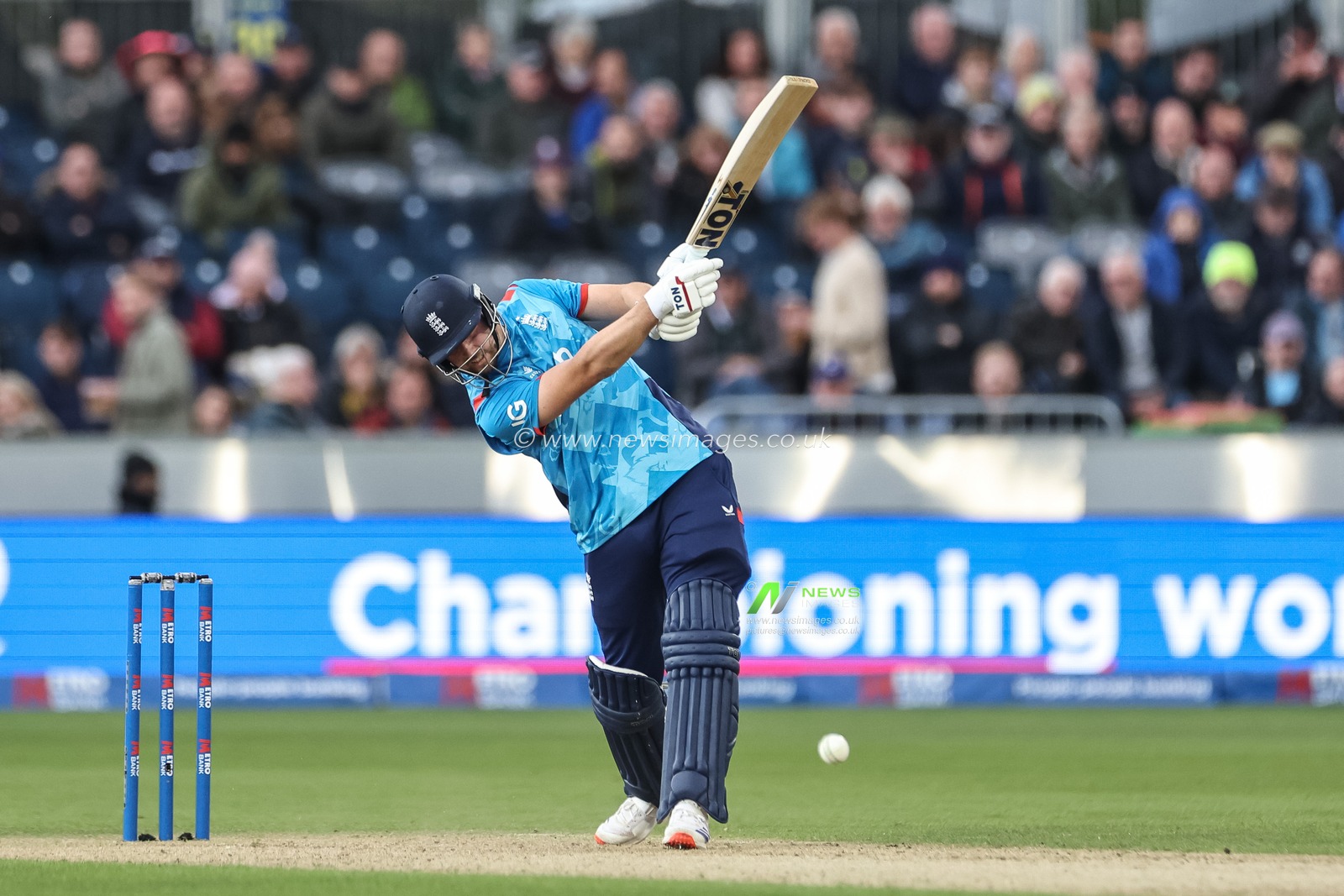 Will Jacks of England hits a four during the Third Metro Bank One Day International match England vs Australia at The Seat Unique Riverside, Chester-le-street, United Kingdom, 24th September 2024

(Photo by Mark Cosgrove/News Images)