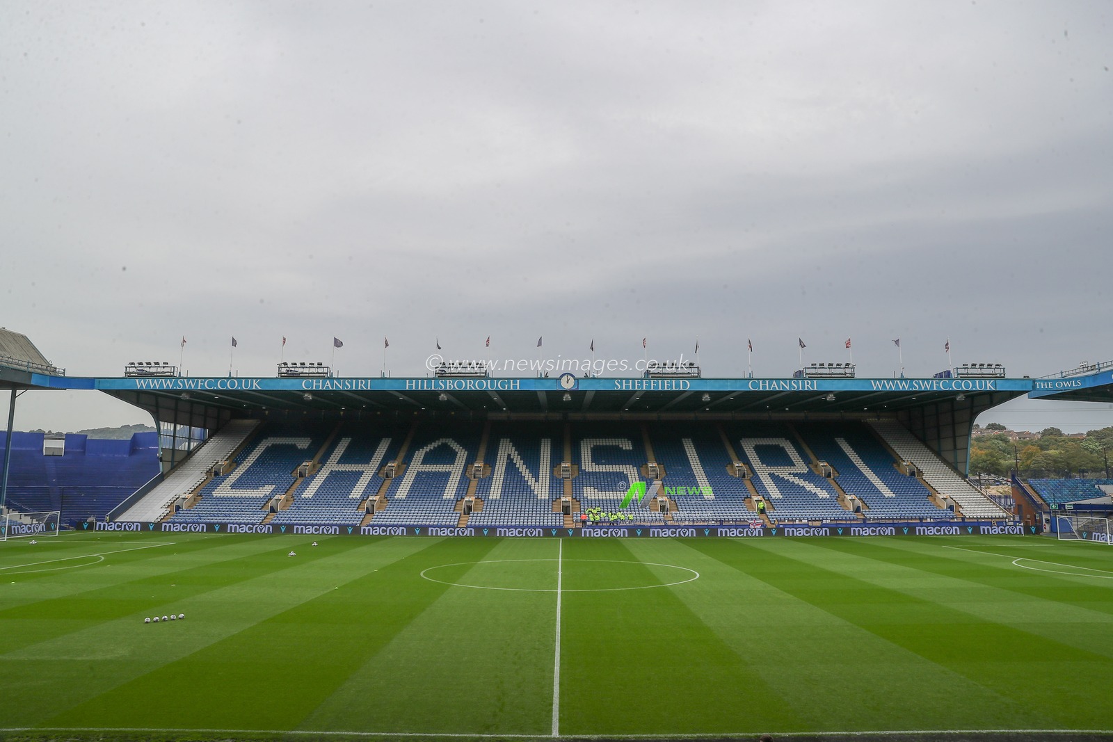 A general view inside of Hillsborough, home of Sheffield Wednesday ahead of the Sky Bet Championship match Sheffield Wednesday vs Huddersfield Town at Hillsborough, Sheffield, United Kingdom, 7th October 2023

(Photo by Gareth Evans/News Images)
