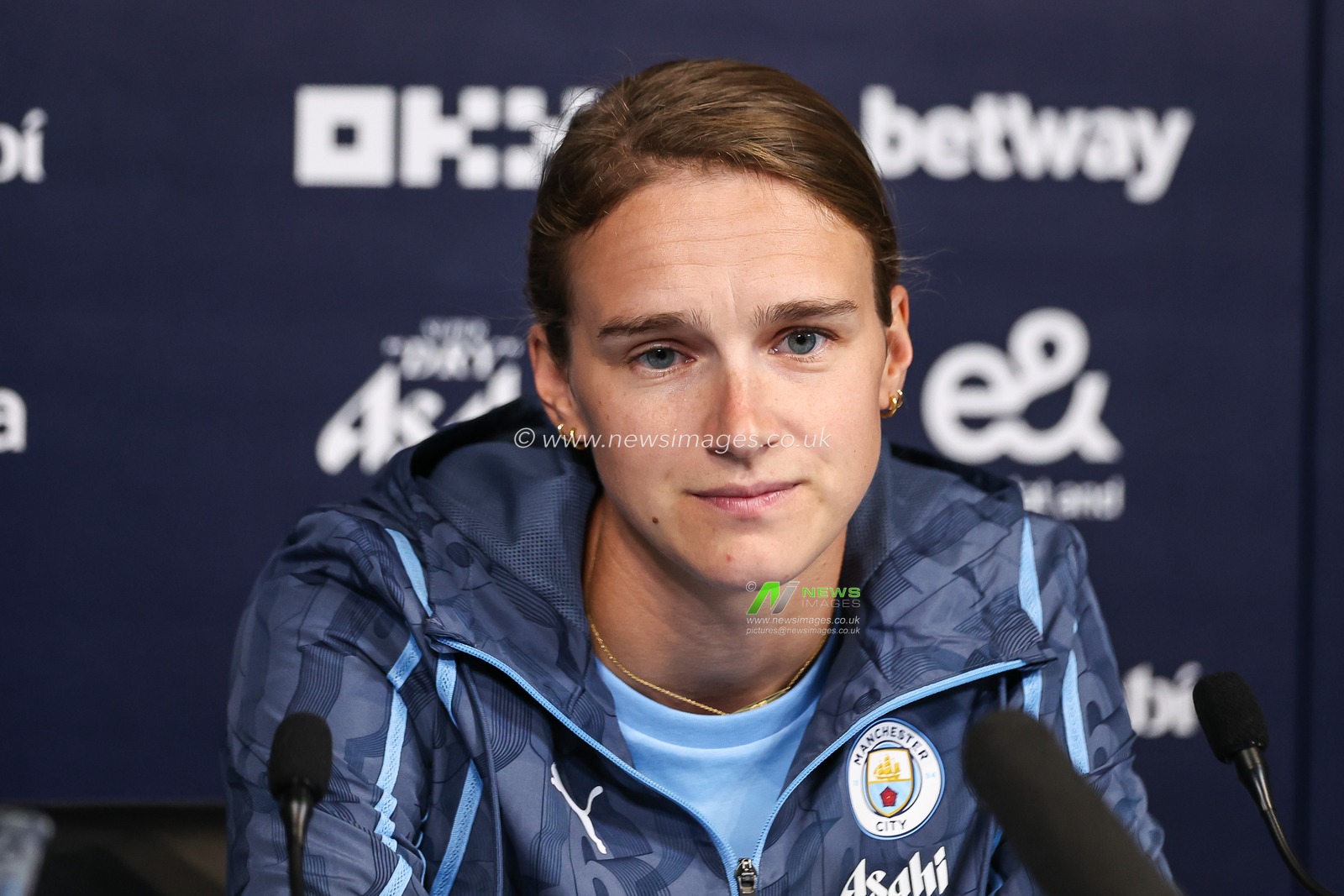 Vivianne Miedema Manchester City's womenâ€™s latest signing during a press conference at Etihad Stadium, Manchester, United Kingdom, 4th August 2024

(Photo by Mark Cosgrove/News Images)