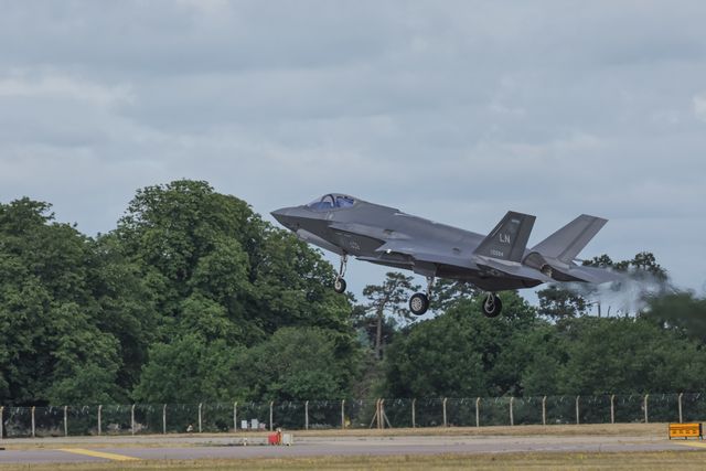 USAF Military take off at RAF Lakenheath