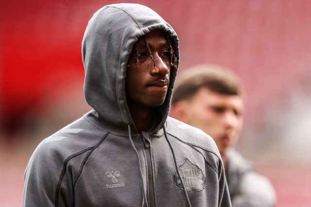 Romaine Mundle of Sunderland arrives during the Premier League match Sunderland vs Fulham at Stadium Of Light, Sunderland, United Kingdom on 30 August 2026

(Photo by Alfie Cosgrove/News Images)