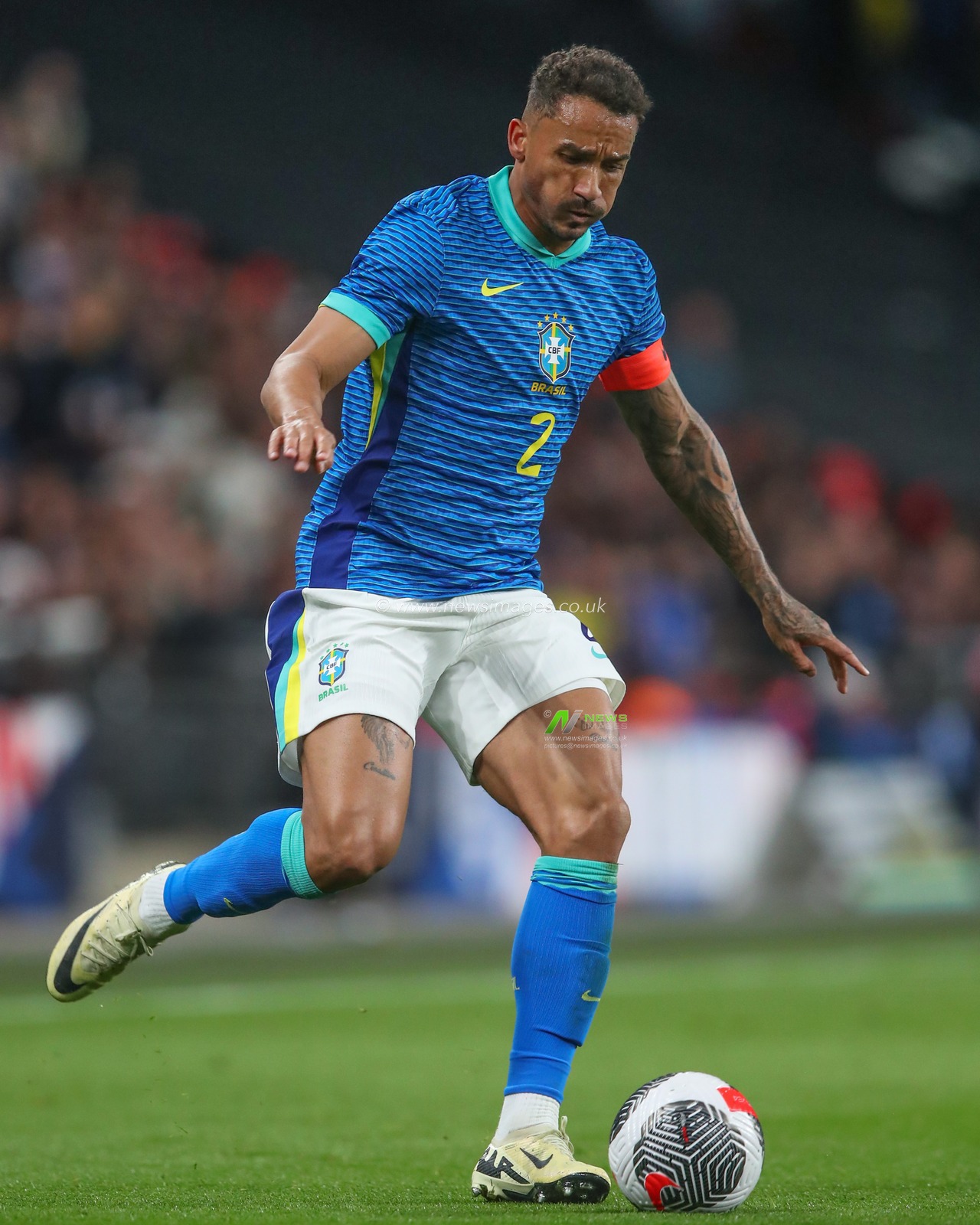 Danilo of Brazil during the International Friendly match England vs Brazil at Wembley Stadium, London, United Kingdom, 23rd March 2024

(Photo by Gareth Evans/News Images)