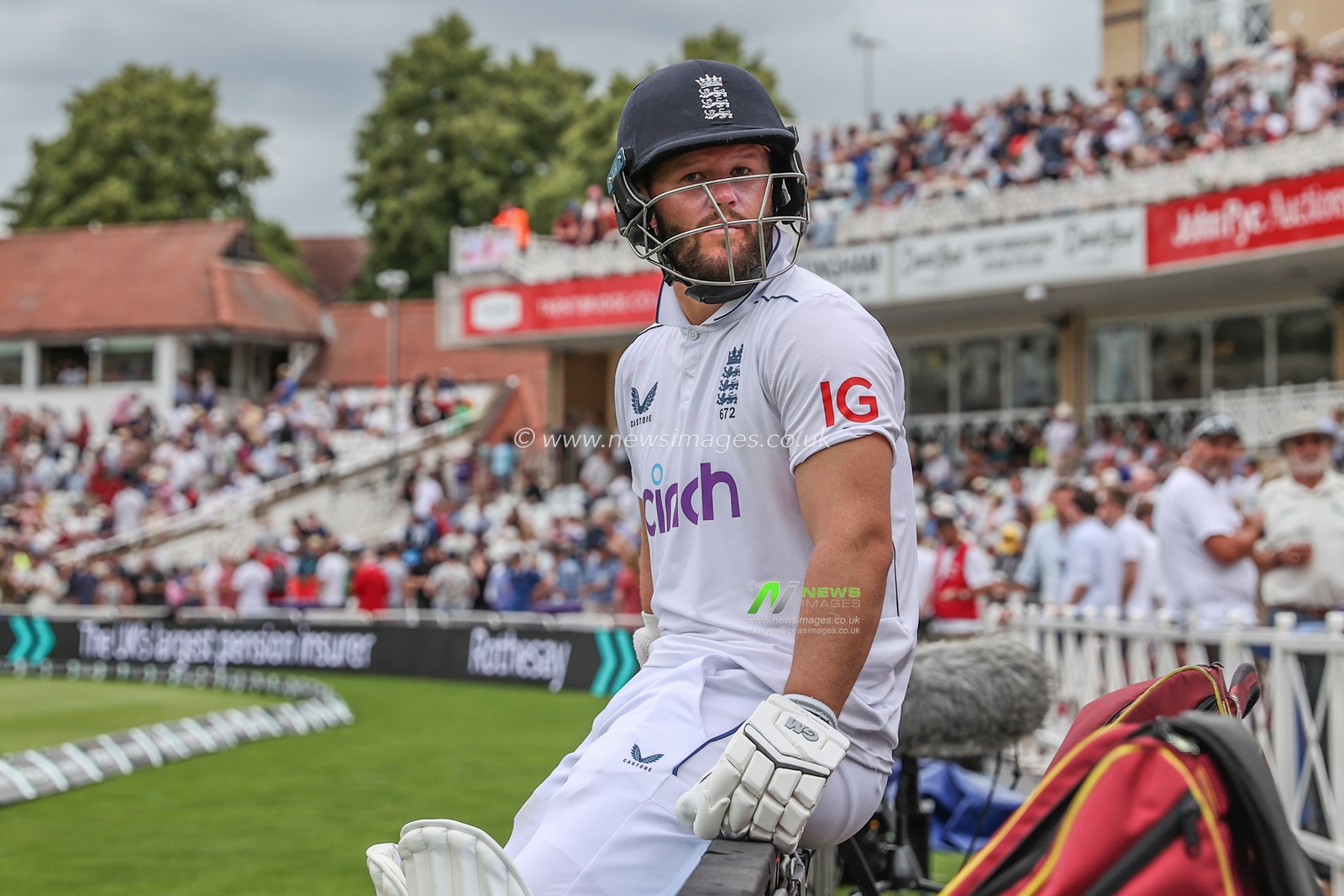 Ben Duckett of England comes out for the final session of the day during the Rothesay Test Match day three England vs West Indies at Trent Bridge, Nottingham, United Kingdom, 20th July 2024

(Photo by Mark Cosgrove/News Images)