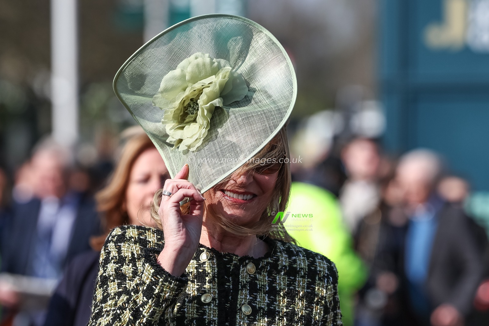 Racegoers arrive during the Randox Grand National 2025 Day 1 Opening Day at Aintree Racecourse, Liverpool, United Kingdom, 3rd April 2025

(Photo by Mark Cosgrove/News Images)
