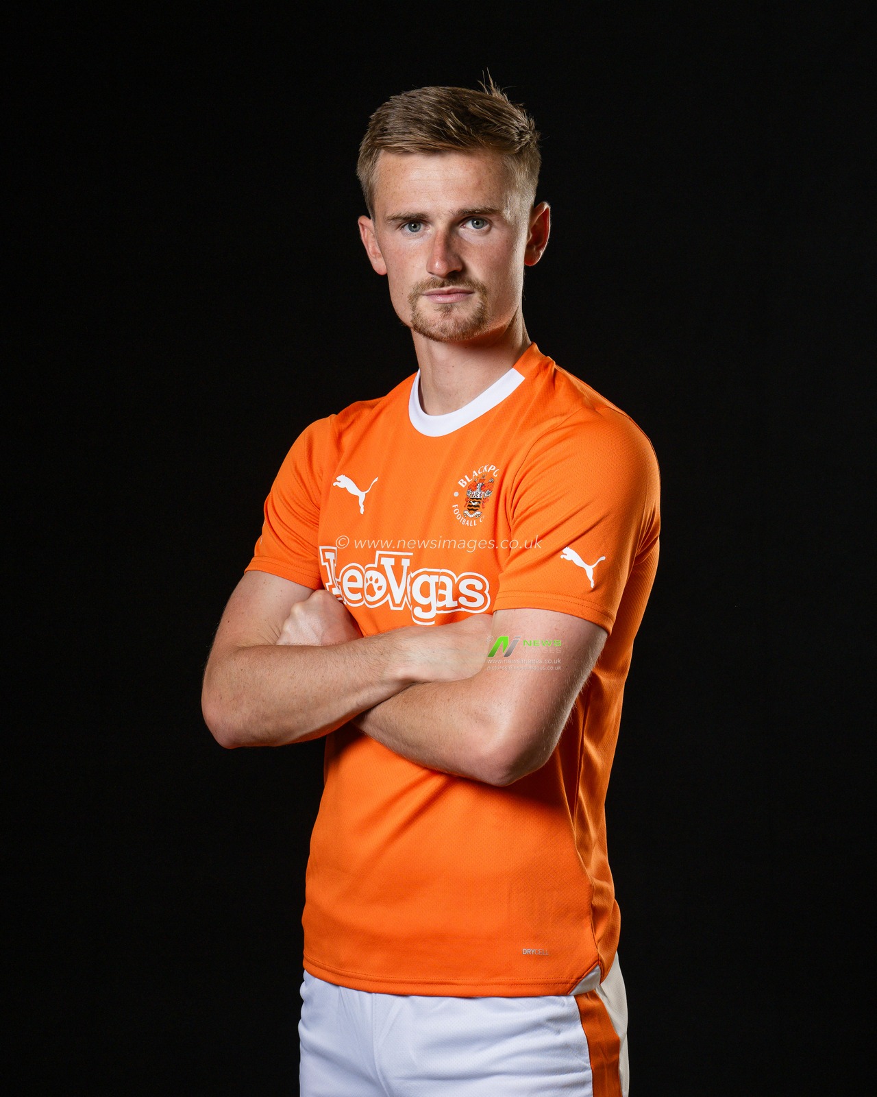 Blackpool Squad Headshots at Bloomfield Road, Blackpool, United Kingdom, 27th July 2023

(Photo by Craig Thomas/News Images)