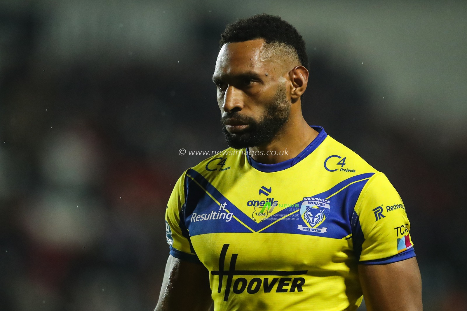 Rodrick Tai of Warrington Wolves during the Betfred Super League Round 5 match St Helens vs Warrington Wolves at Totally Wicked Stadium, St Helens, United Kingdom, 21st March 2025

(Photo by Gareth Evans/News Images)